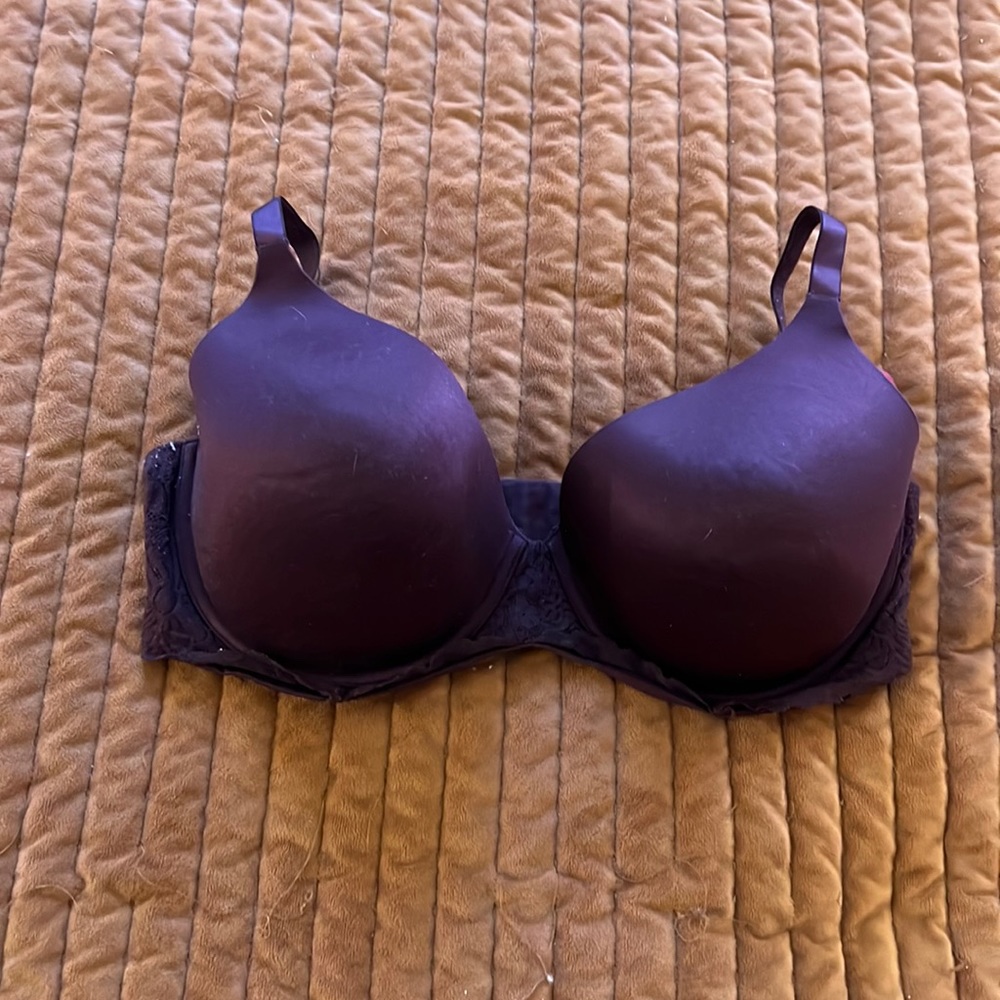 Aerie Real Sunnie Purple Bra with lace band 40DD
